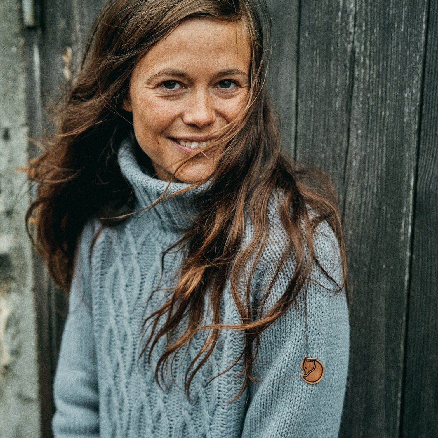 Övik Cable Knit Roller Neck W - Image 18